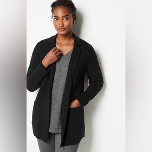 J Jill Wearever Doubleknit Sweater Jacket: Petite XS
